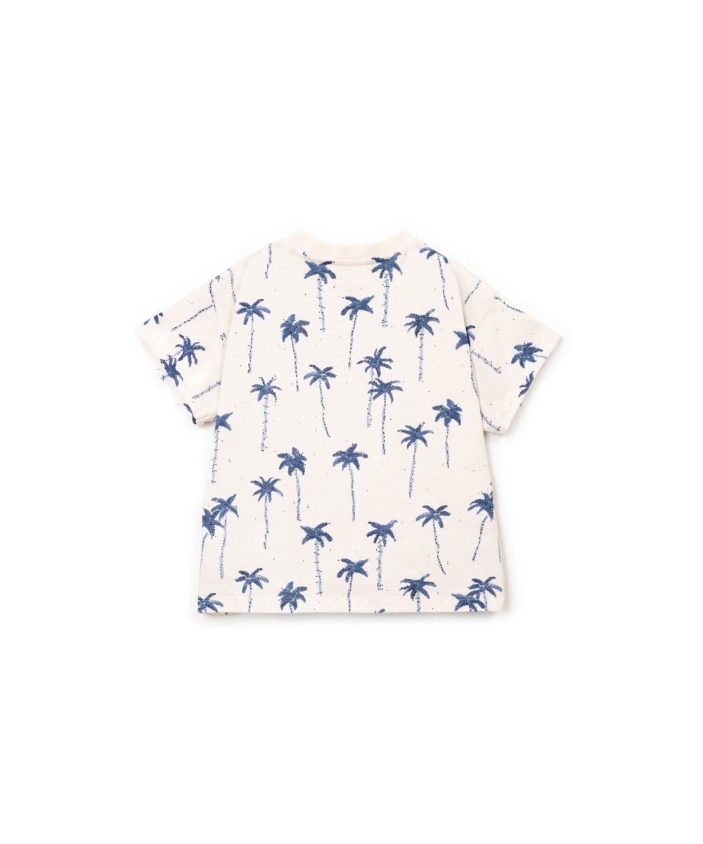 CAMISETA JERSEY ESTAMPADA TRASERA