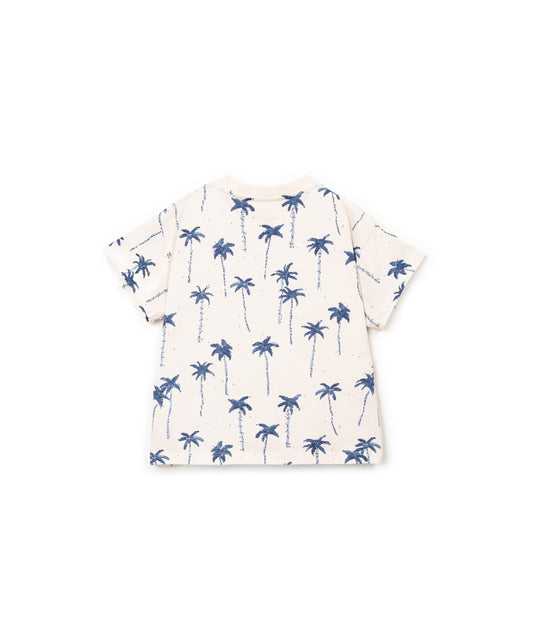 CAMISETA JERSEY ESTAMPADA TRASERA