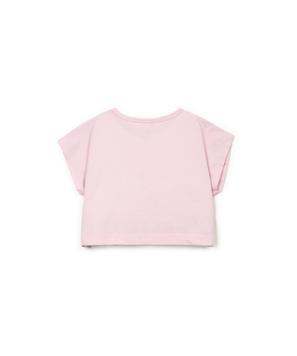 Camiseta mangacorta rosada trasera