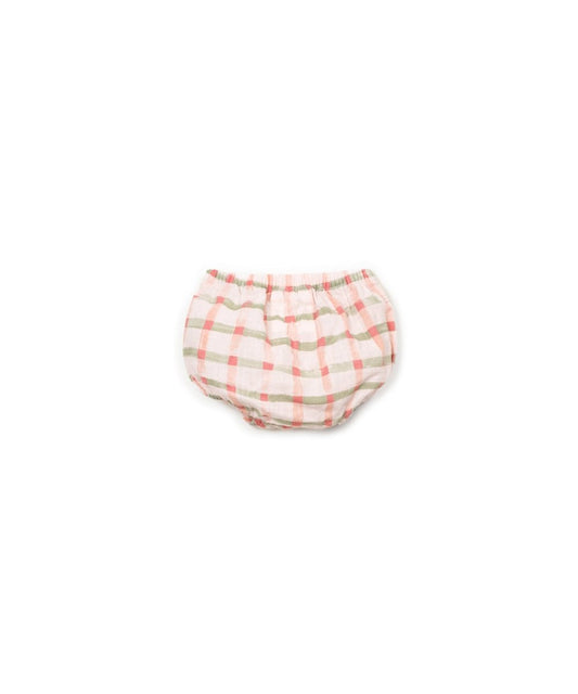 PANTALONES CORTOS TEJIDO ESTAMPADO TRASERA