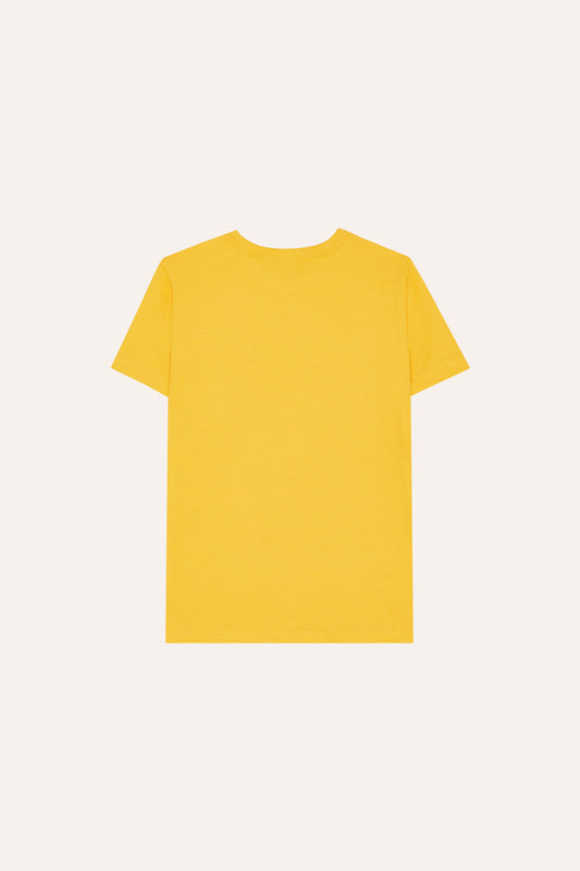 Camisetaamarillaladybug trasera