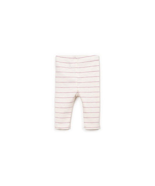 Leggings rib flame rayas sculpture trasera