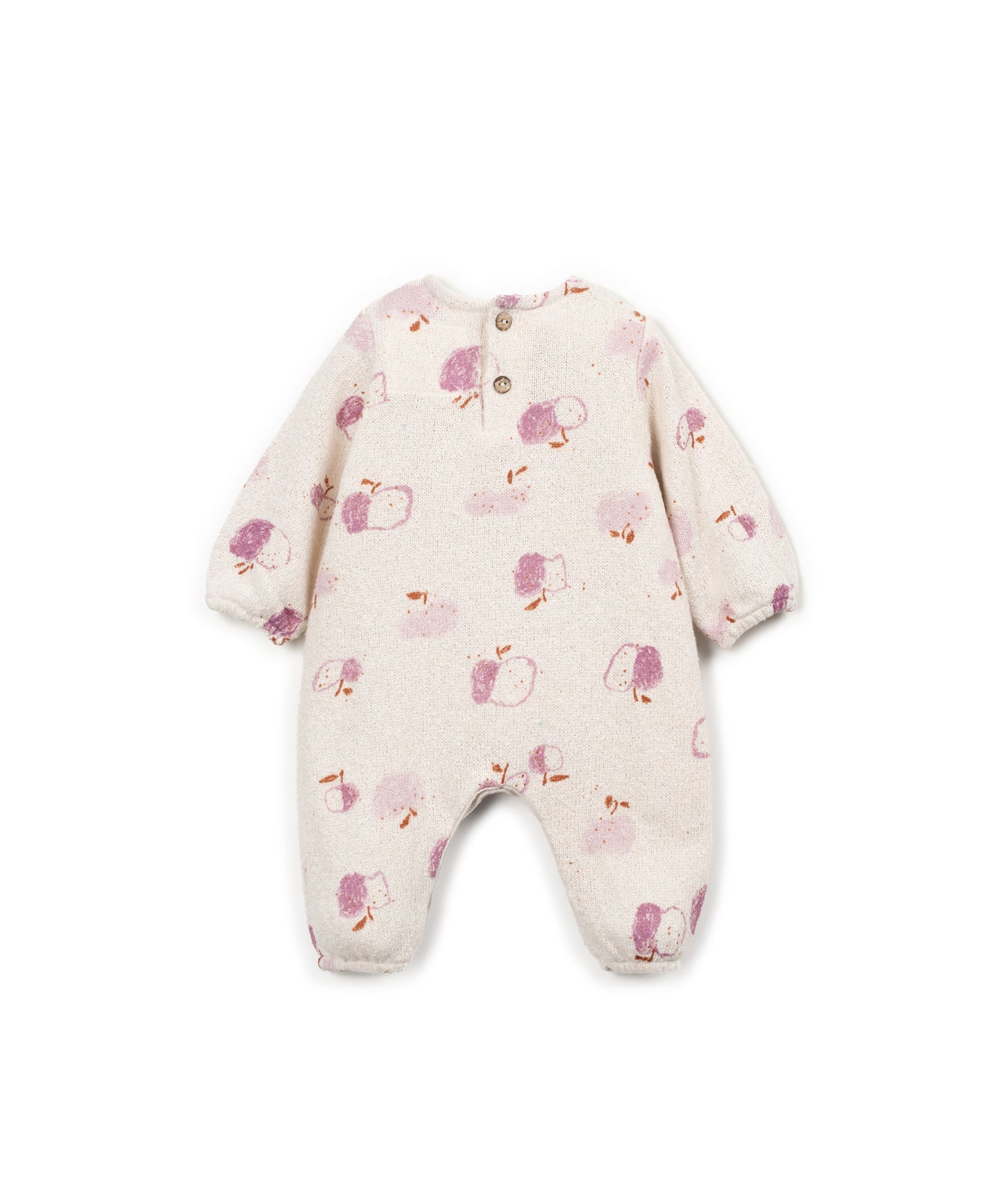 Mono jersey estampado apples sculpture trasera