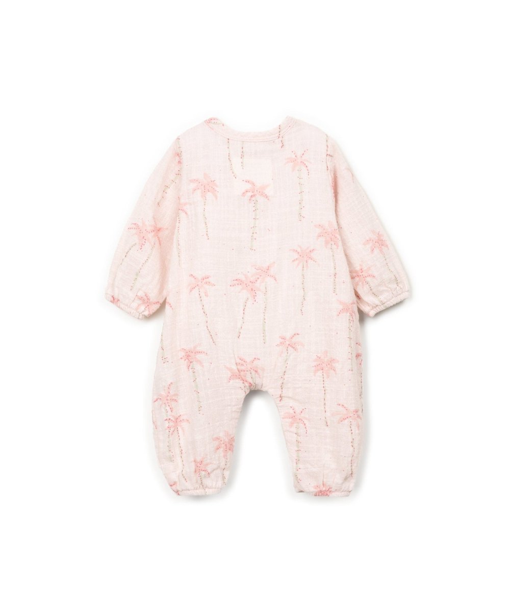 Mono tejido estampado floral trasera