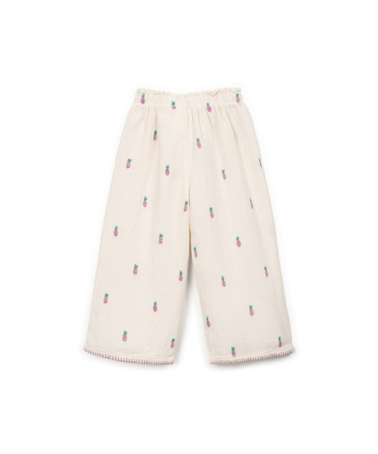Pantalon largo pina trasera