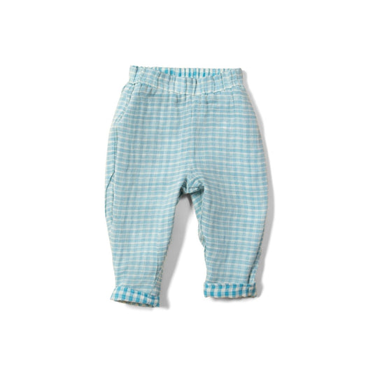 Pantalones sin cordones reversibles blue moon trasera