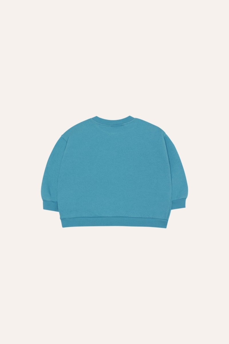 Sudadera azul bebe ladybug trasera