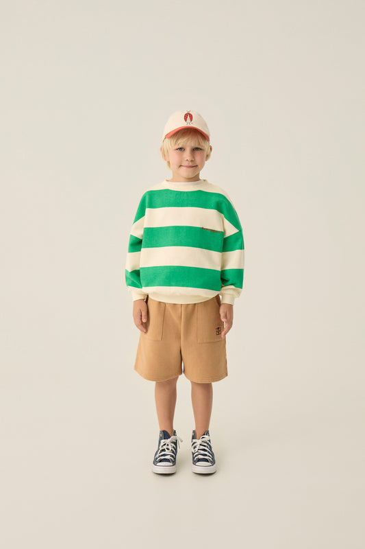 Sudadera rayas verdes pantalon delantera