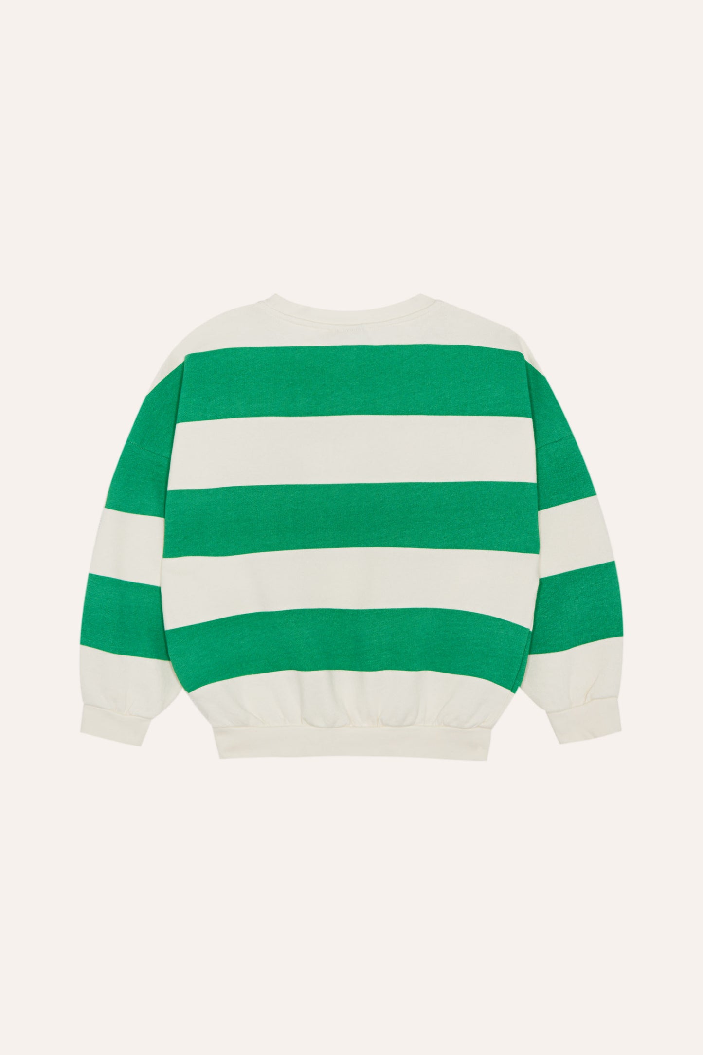 Sudadera rayas verdes trasera