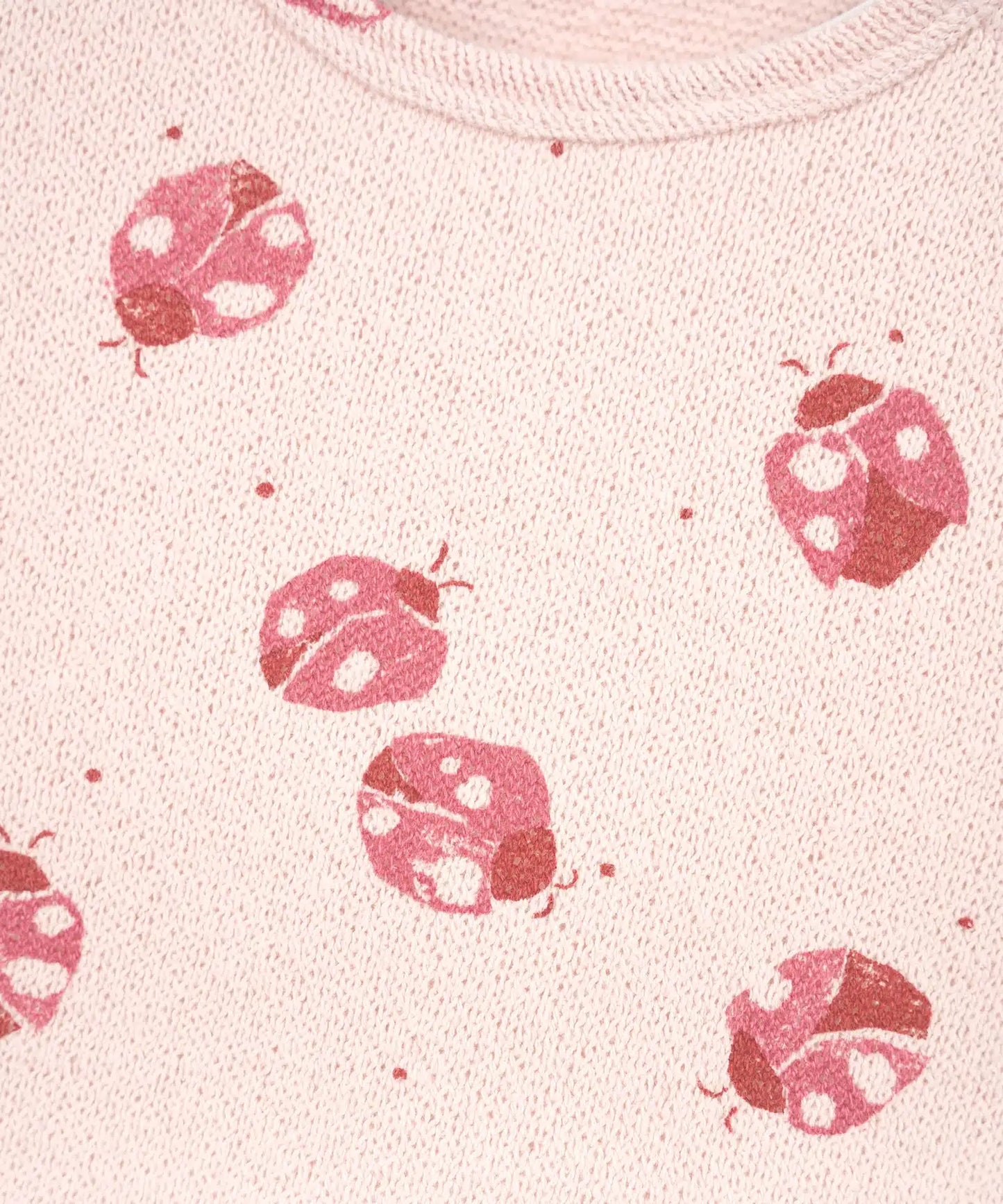Sudadera Bebé Algodón Rosa Frutas de Play Up - detalle.