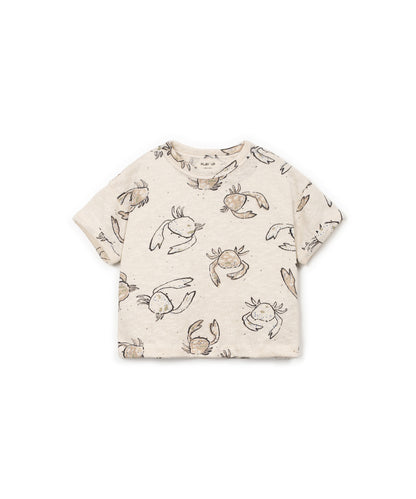 CAMISETA JERSEY FLAME ESTAMPADA DELANTERA