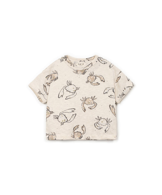 CAMISETA JERSEY FLAME ESTAMPADA DELANTERA