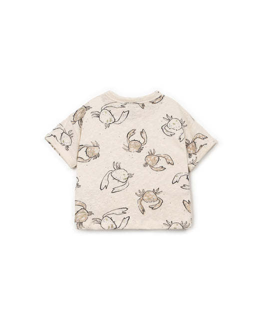 CAMISETA JERSEY FLAME ESTAMPADA TRASERA