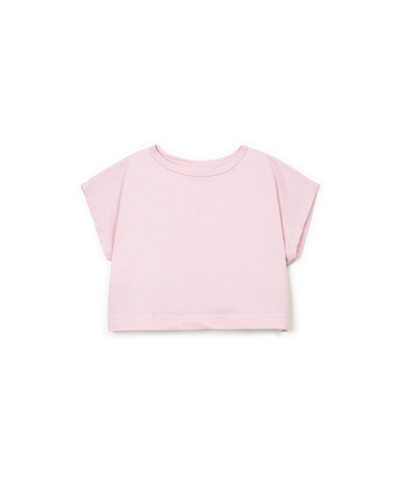 Camiseta mangacorta rosada delantera
