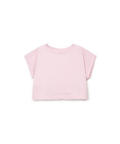 Camiseta mangacorta rosada delantera
