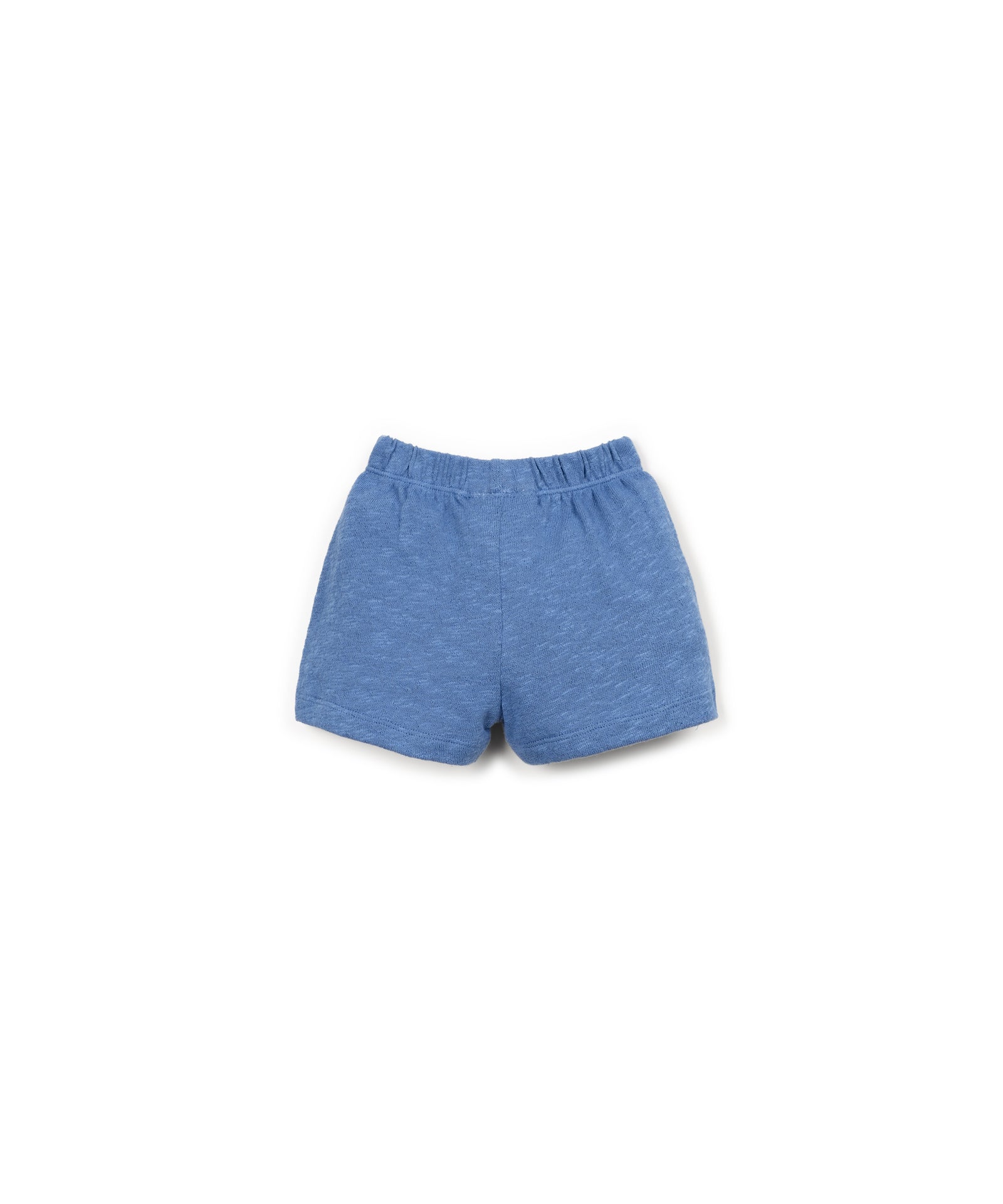 PANTALONES  CORTOS JERSEY FLAME AZUL TRASERA