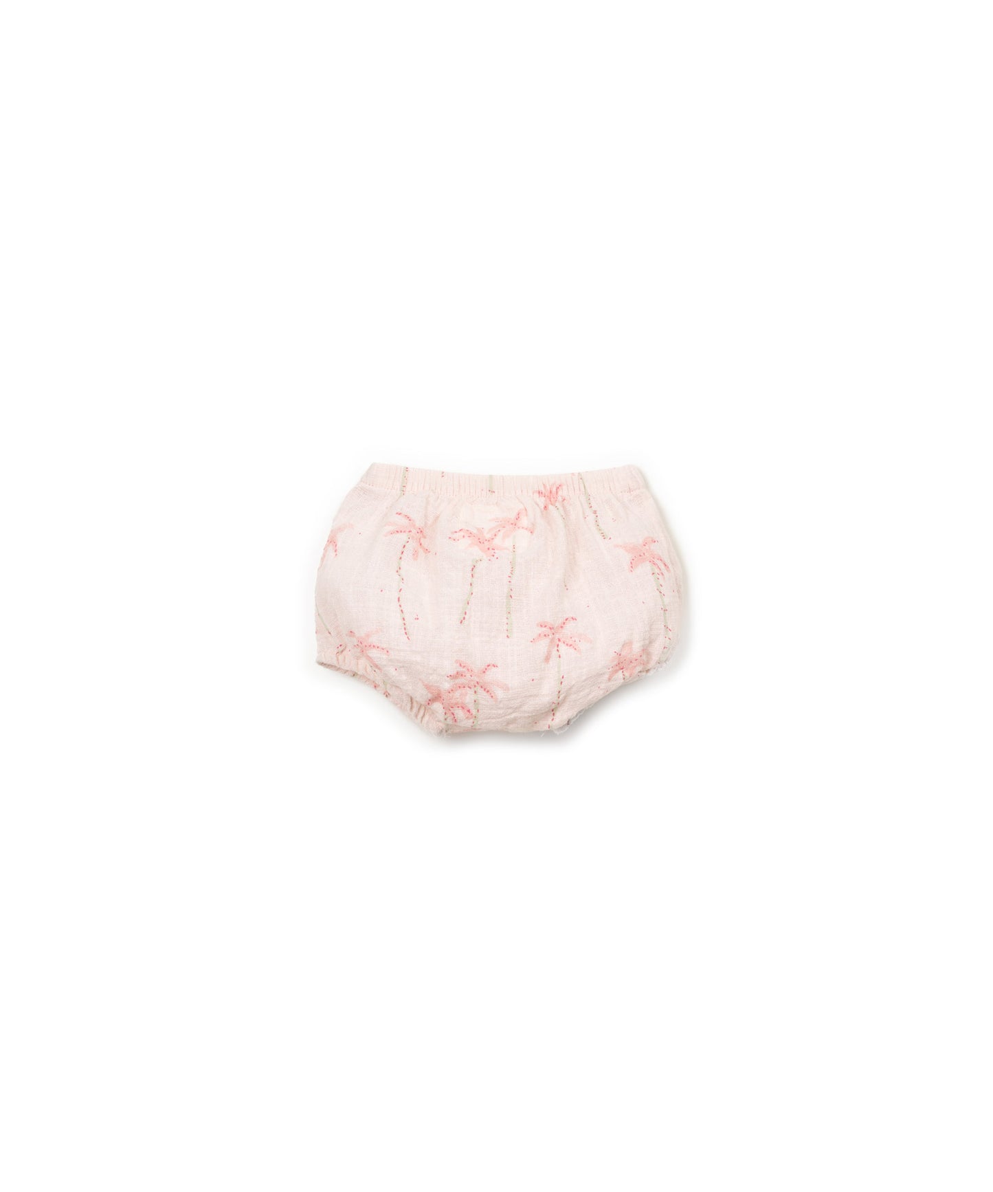 Cortos tejido estampado bio resin rosa trasera