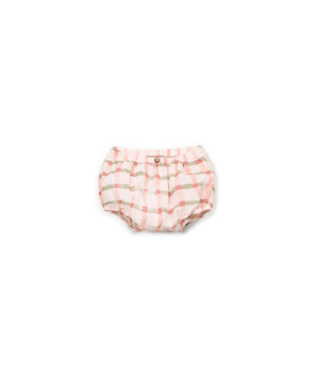 PANTALONES  CORTOS TEJIDO ESTAMPADO DELANTERA