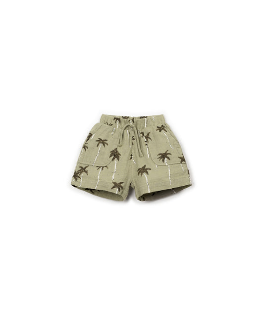 PANTALONES  CORTOS TEJIDO ESTAMPADO DELANTERA 