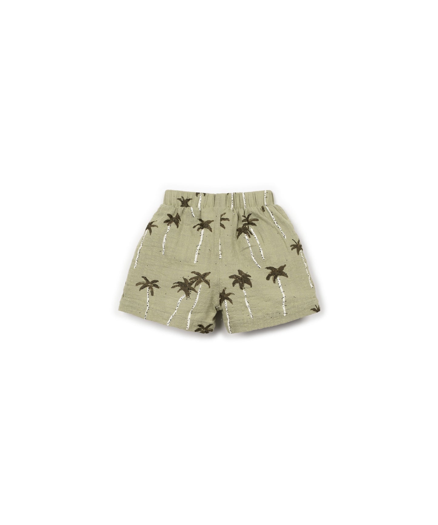 PANTALONES CORTOS EN TEJIDO ESTAMPADO TRASERA