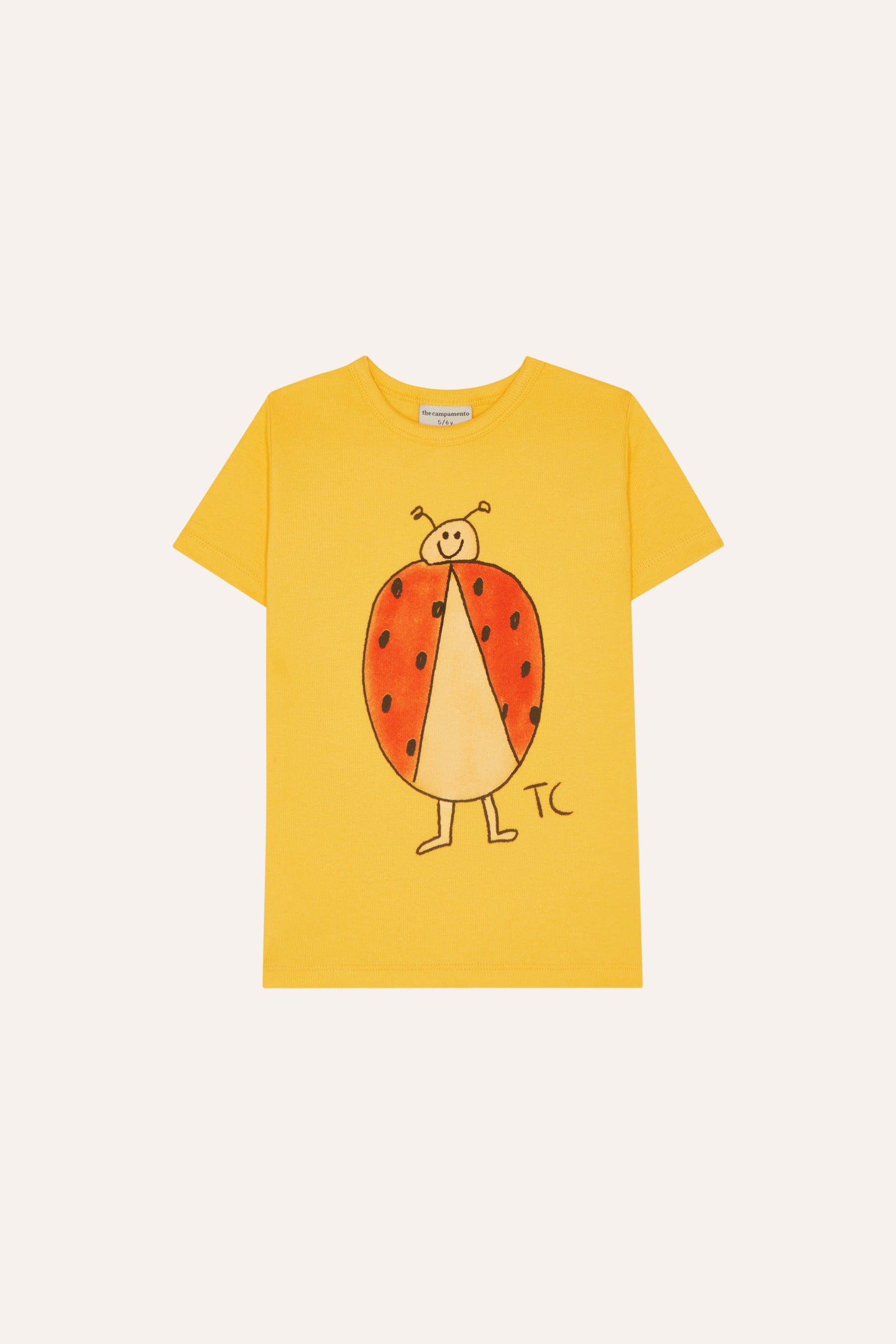 Camisetaamarillaladybug frente