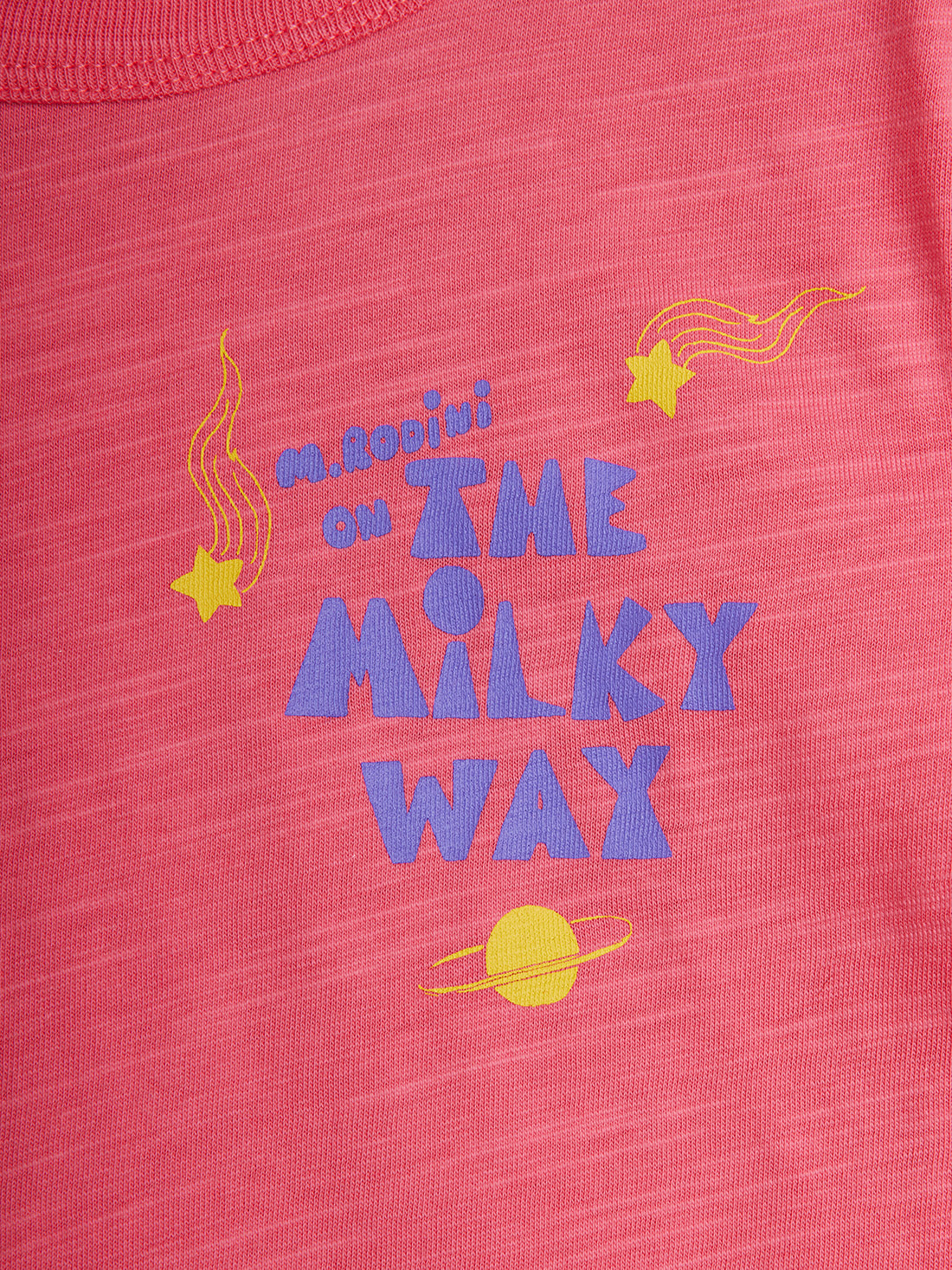 Camiseta milky way detalle