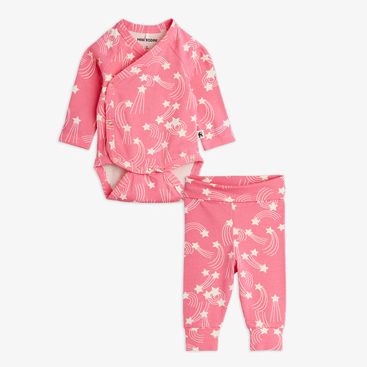 Conjunto estrellas fugaces bebe trasera