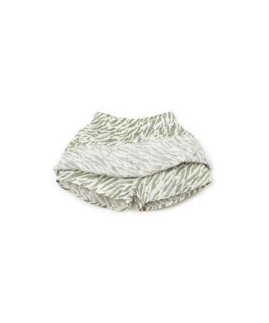 Falda pantalon estampado detalle