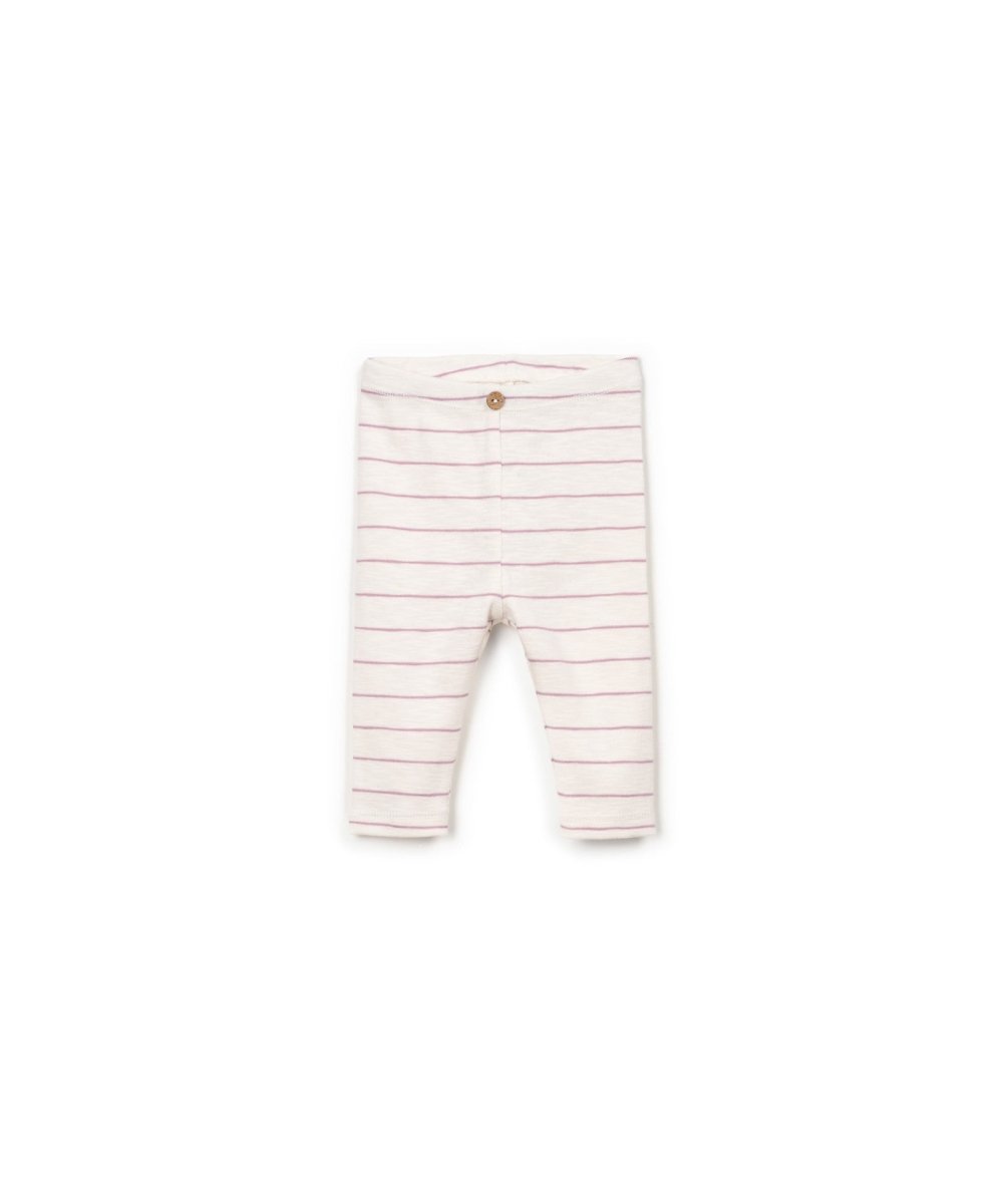 Leggings rib flame rayas sculpture delantera