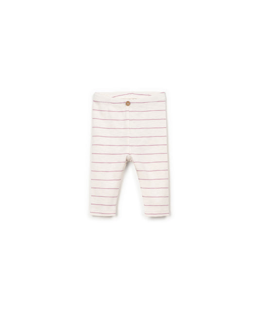 Leggings rib flame rayas sculpture delantera