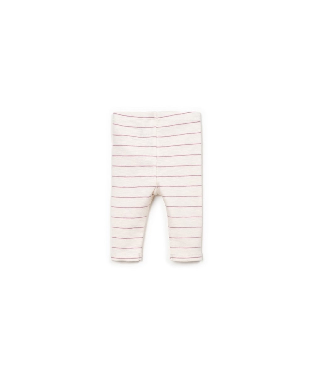 Leggings rib flame rayas sculpture trasera