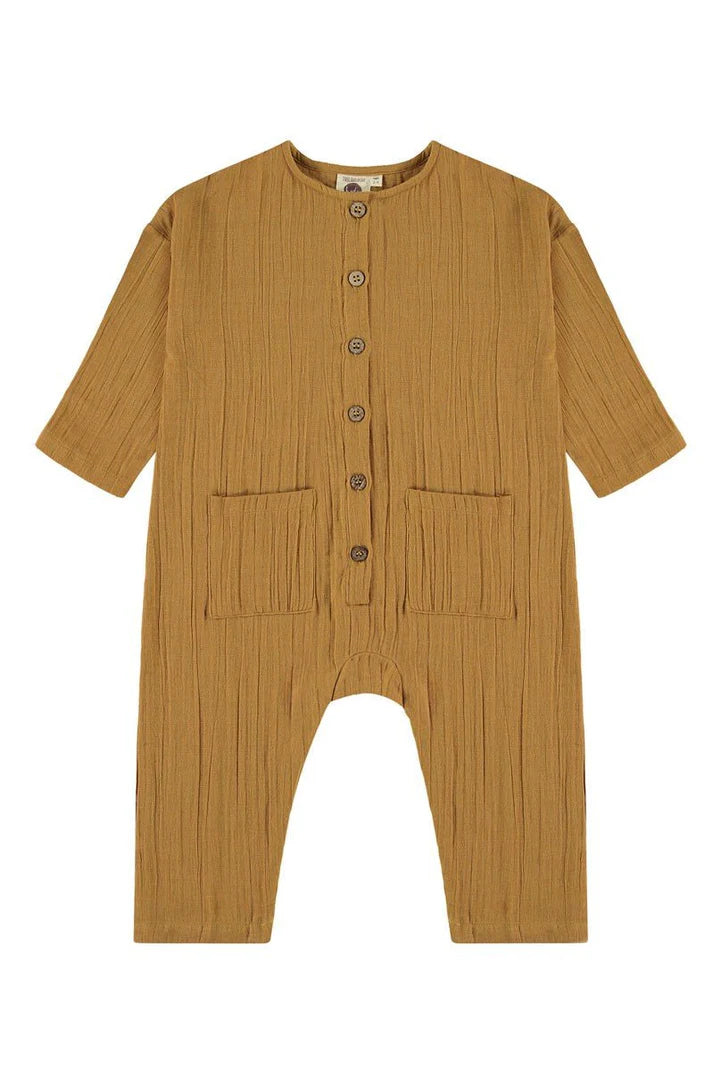 Mono unisex surya mostaza delantera