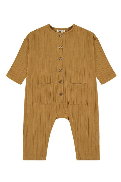 Mono unisex surya mostaza delantera