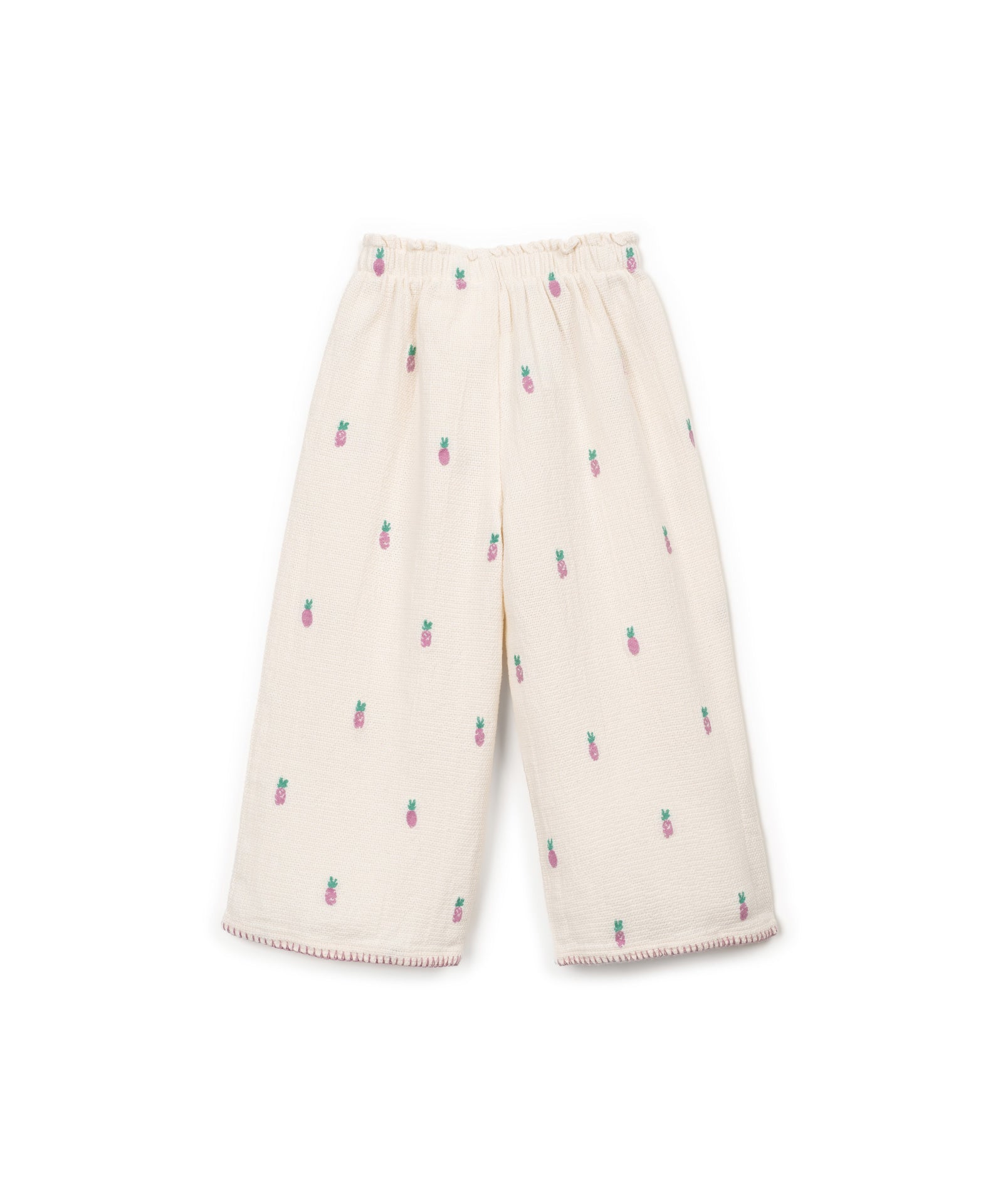 Pantalon largo pina trasera