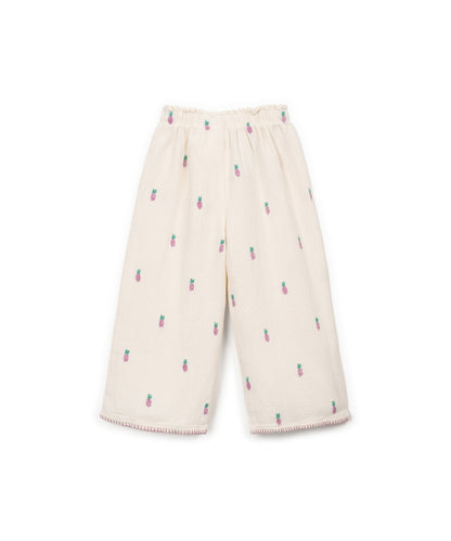 Pantalon largo pina trasera