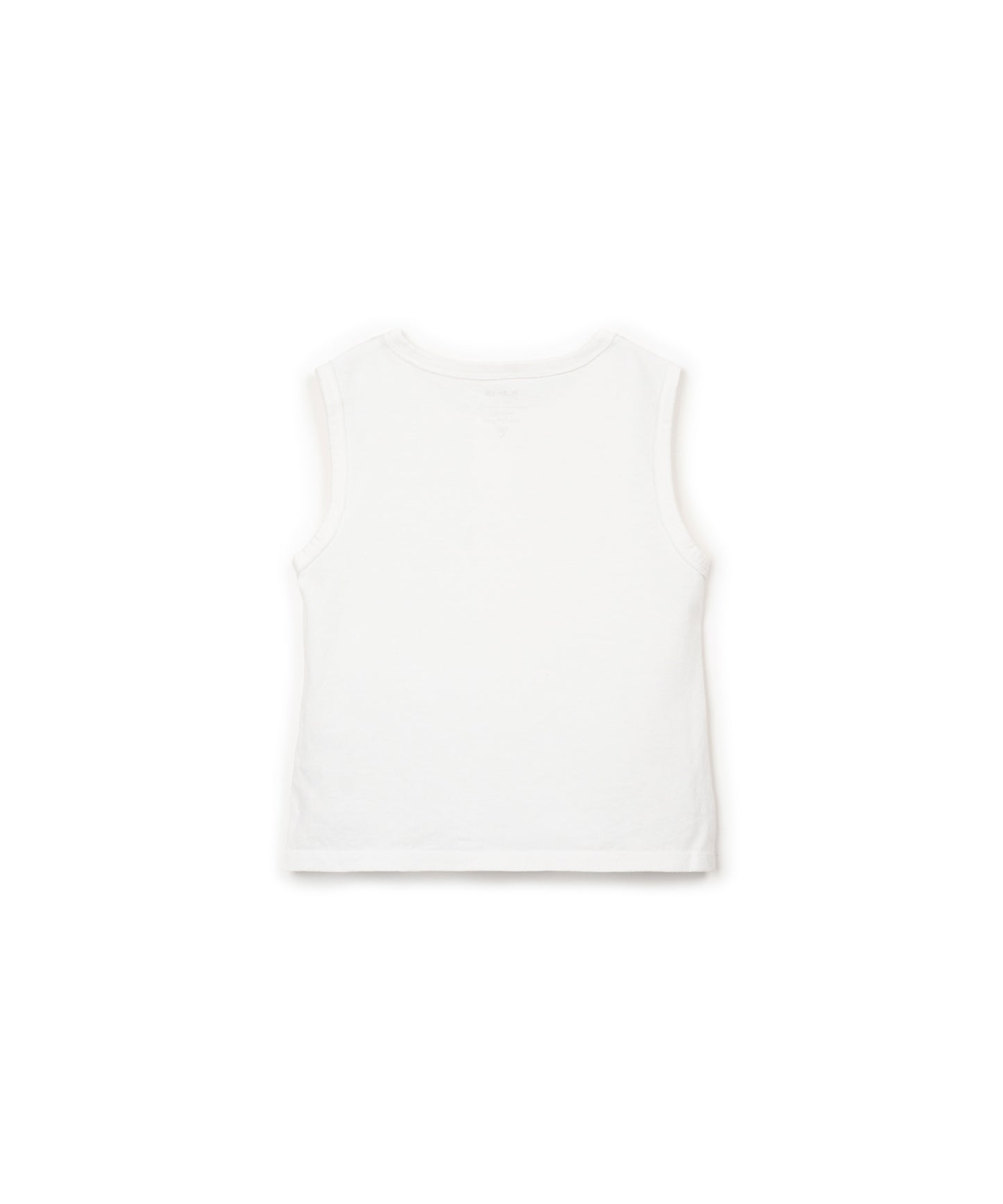 Playera sin mangas trasera