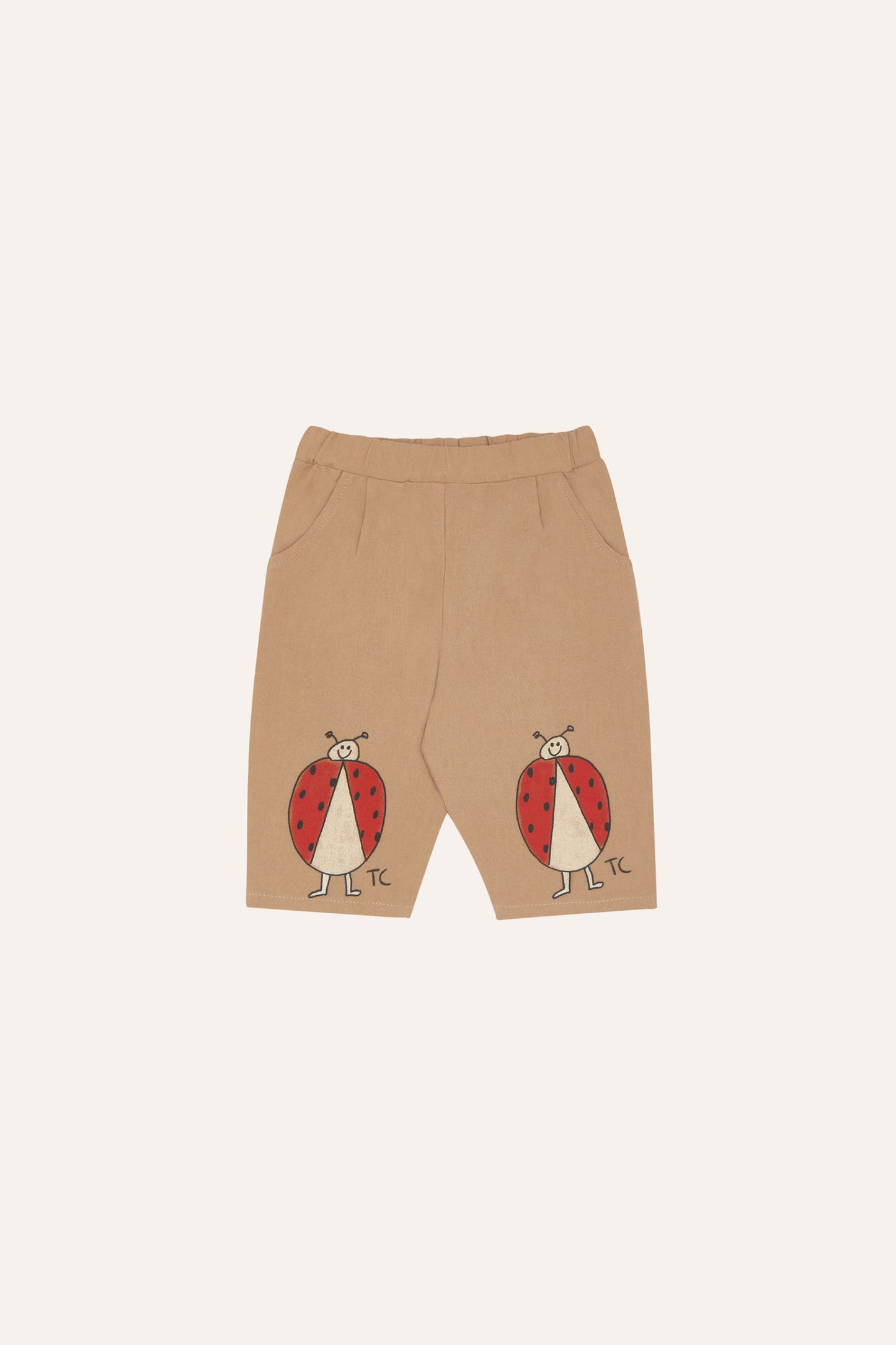 Pantalon bebe camel ladybug delantera
