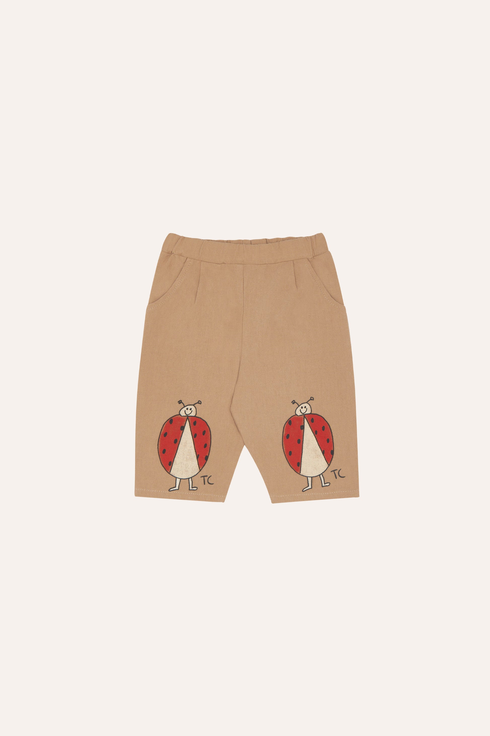 Pantalon bebe camel ladybug delantera