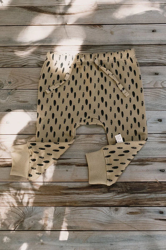 Pantalon bebe joali piedras beige delantera