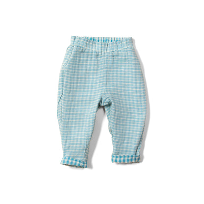 Pantalones sin cordones reversibles blue moon trasera