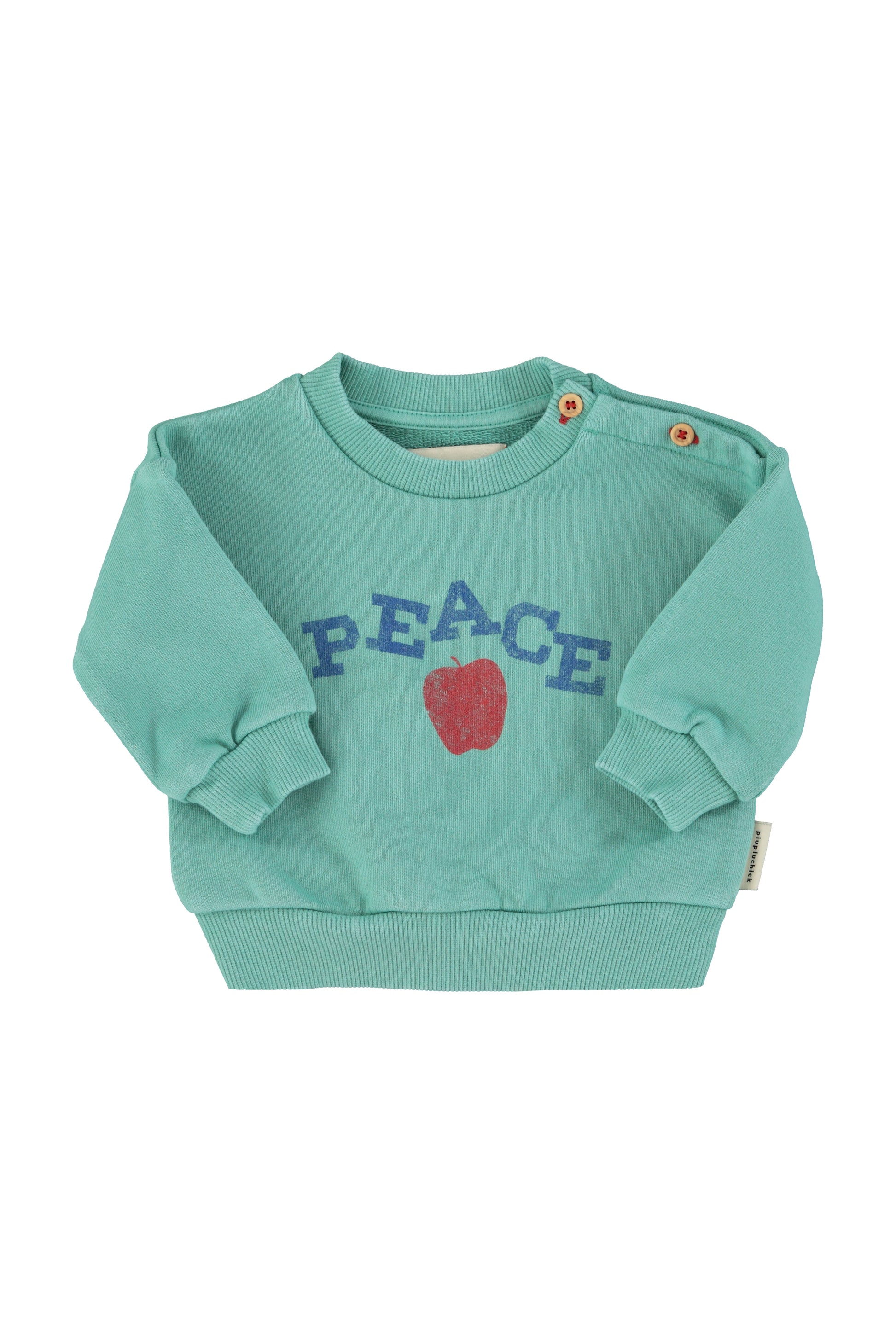 Camiseta turquesa con estampado best friend delantera bebe