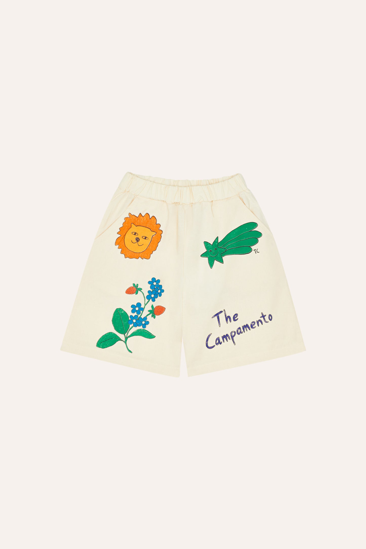 Short crudo drawings delantera