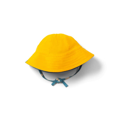 Sombrero reversible para sol con nubes azules trasera