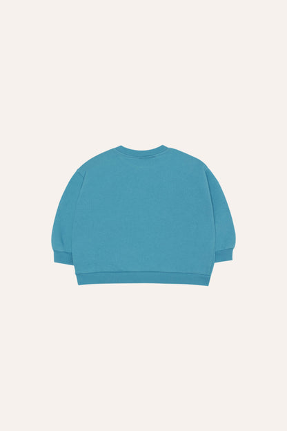 Sudadera azul bebe ladybug trasera