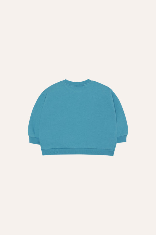 Sudadera azul bebe ladybug trasera