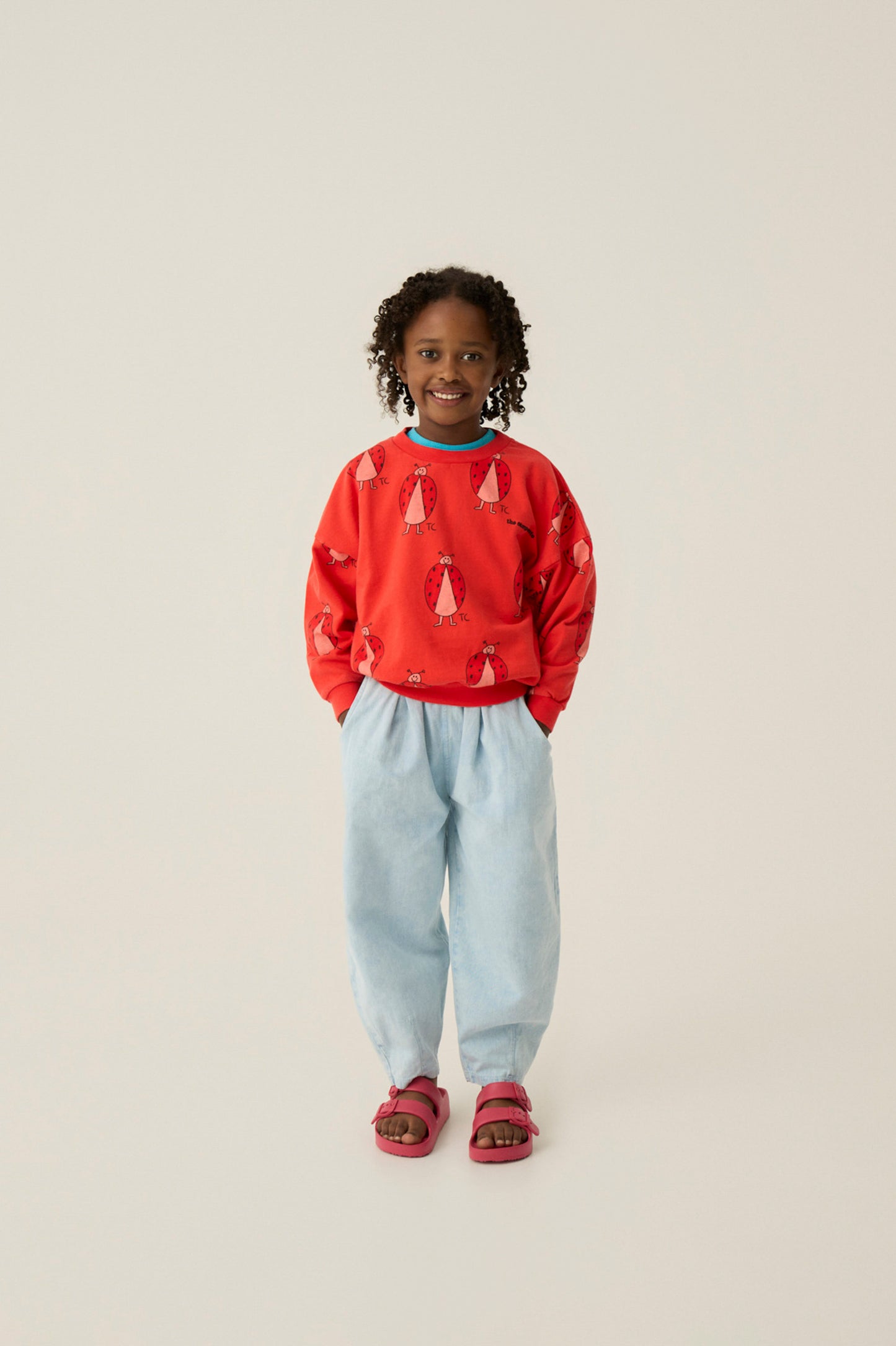 Sudadera ladybug roja pantalon delantera