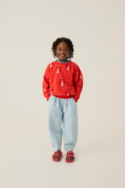 Sudadera ladybug roja pantalon delantera