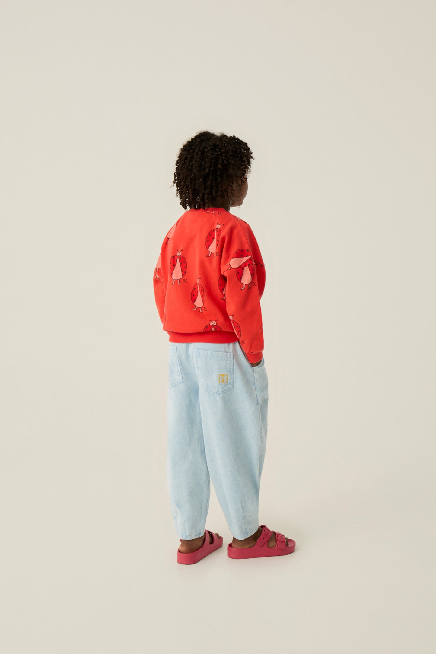 Sudadera ladybug roja pantalon trasera