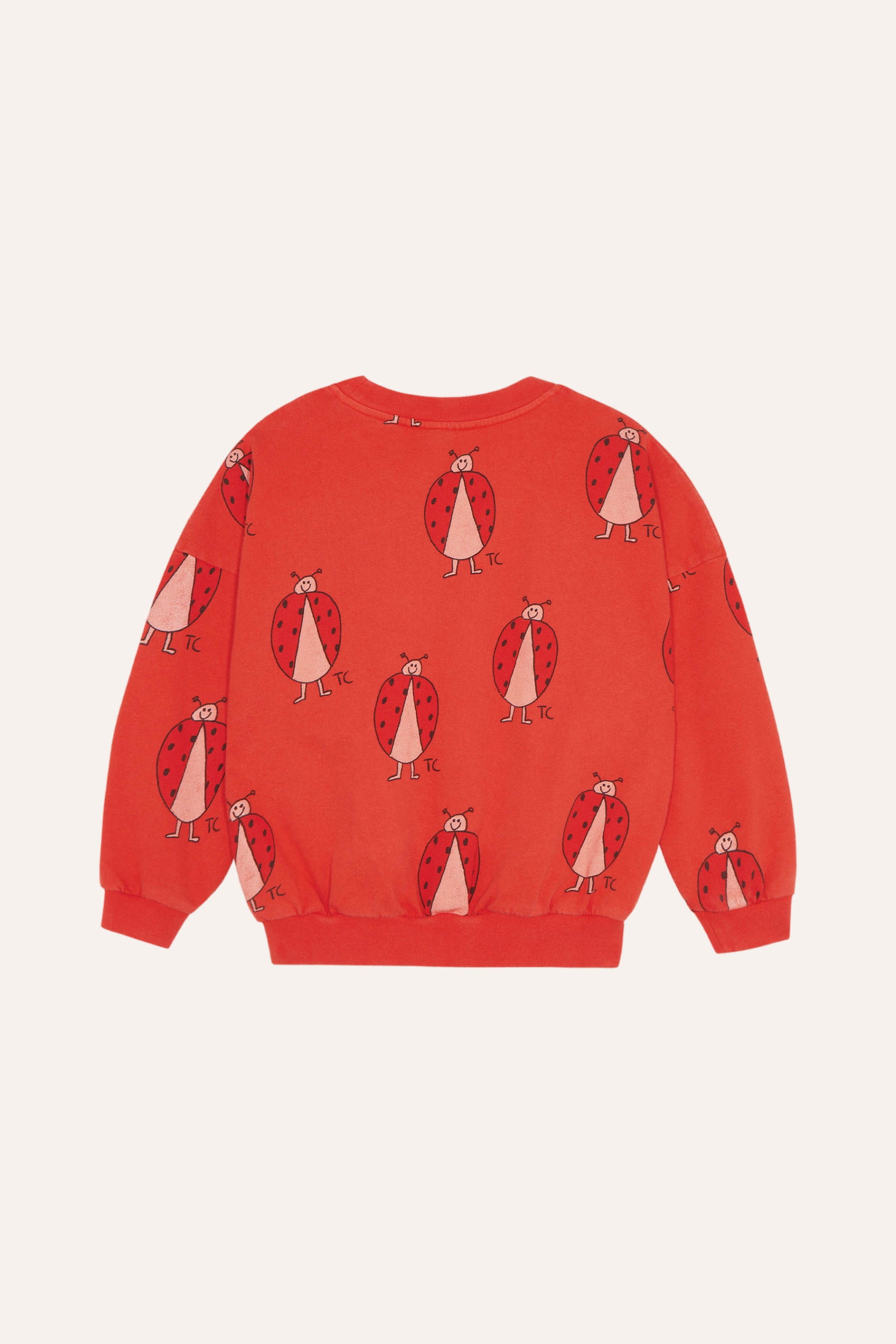 Sudadera ladybug roja trasera