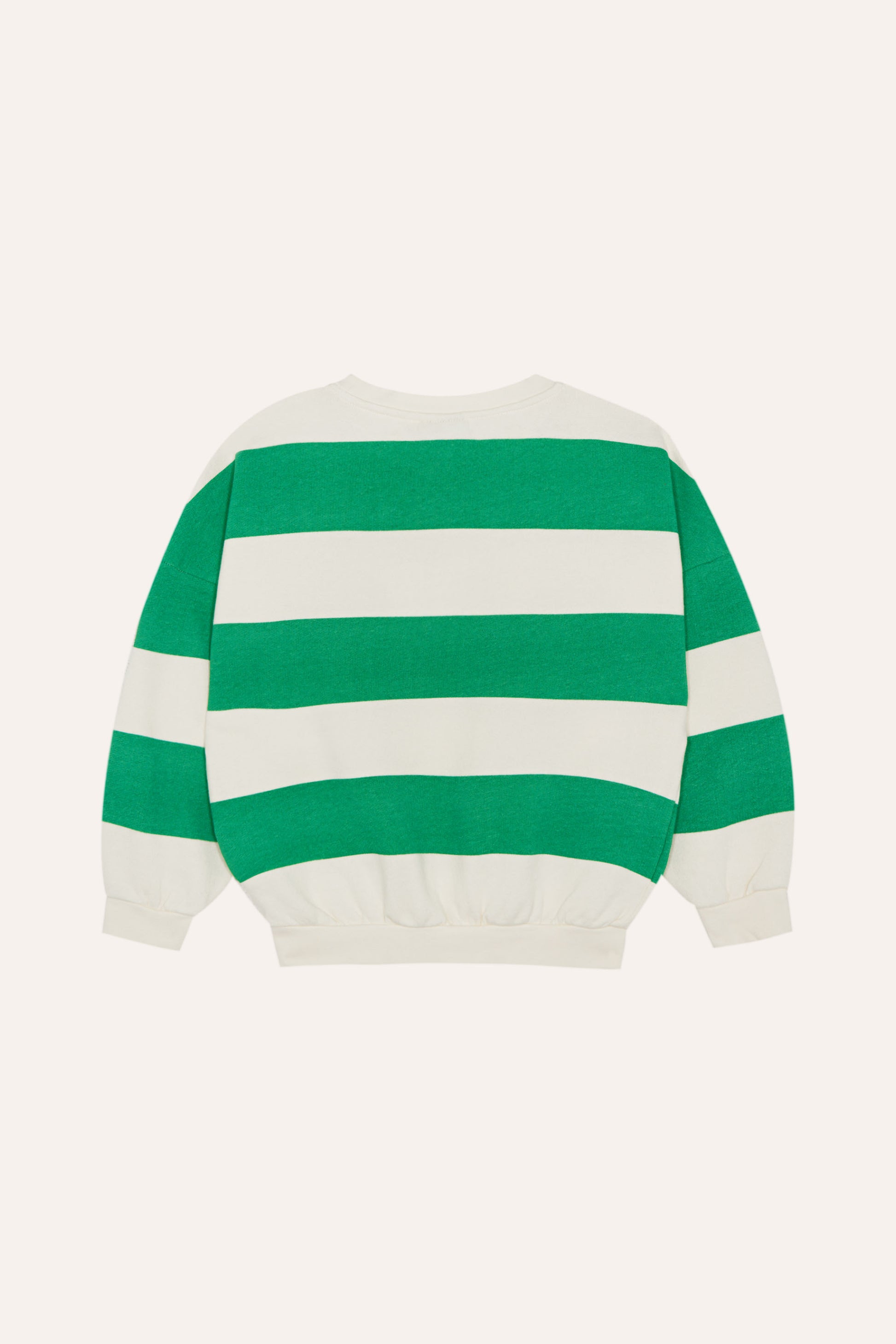Sudadera rayas verdes trasera